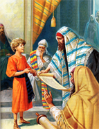 Jesus mit zwölf Jahren im Tempel